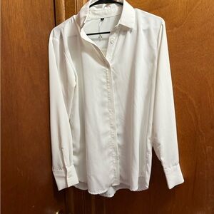 Classic White Men's Shirt